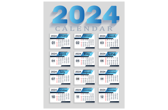 2024 Calendar Templates: Design Assets for Every Project