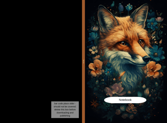 Canva Template - KDP Fox Book Cover: Your Next Bestseller Awaits