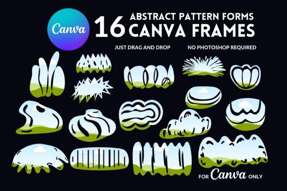 Editable Canva Frames: The Power of Organic Shapes
