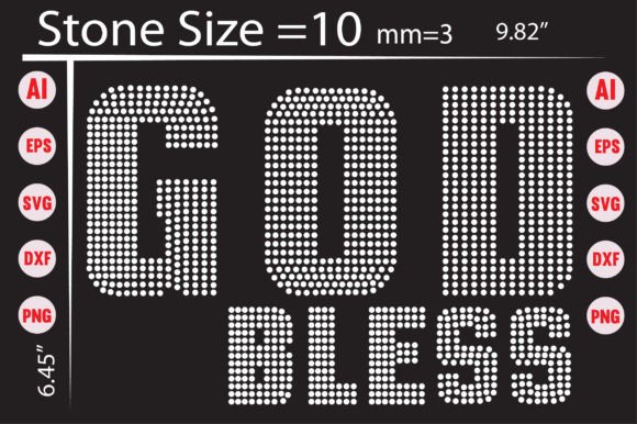 God Bless You Rhinestone Templates: A Sparkle of Gratitude