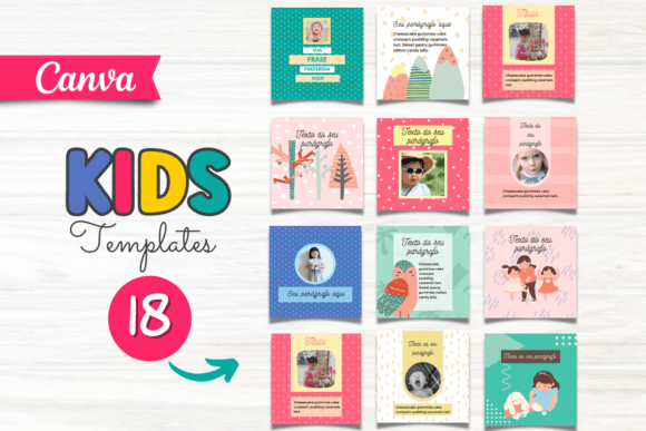Kids Shop Instagram Baby: A Playful Canva Template Kit