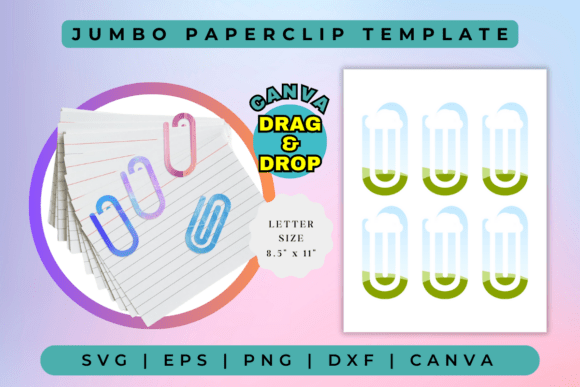 Make Your Designs Pop with the Jumbo Paperclip Template
