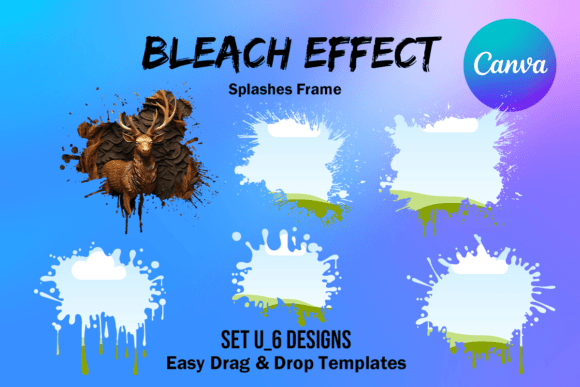 Mastering the Aesthetic: Canva Frame Template Bleach Effect SetU
