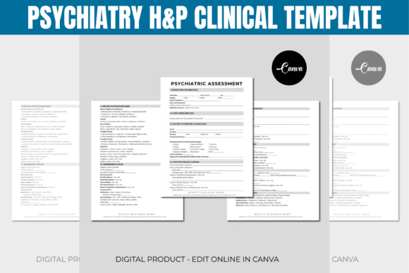 Psychiatry H&P Clinical Template: Streamlining Mental Health Documentation